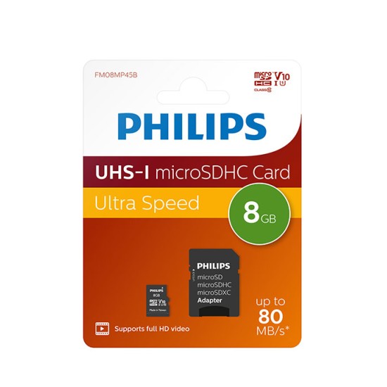 CARTÃO DE MEMÓRIA PARA PHILIPS 8GB CLASS 10 CARTÃO DE MEMÓRIA PARA PHILIPS 8GB CLASS 10